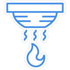 Smoke Detector Icon Style