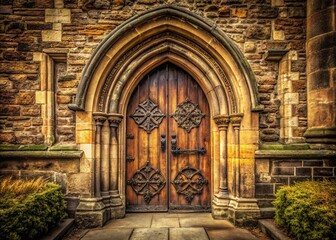 Historic Melton Mowbray St Marys Church Doorway A Glimpse into Englands Architectural Past