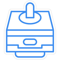 Stepper Motor Icon Style