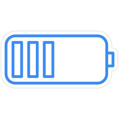 Medium Battery Icon Style
