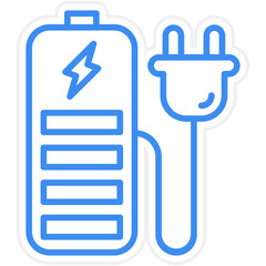Recharge Battery Icon Style
