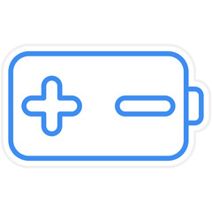 Obraz premium Android Battery Icon Style