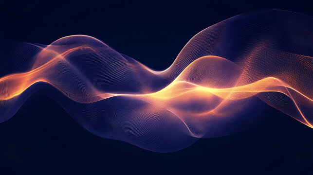 Glowing neon streaks on a deep navy background, Electric vibrancy with futuristic elegance, Modern minimalist style