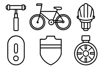 bike security line art showcasing advanced bike lock designs.