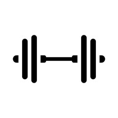 barbell glyph icon