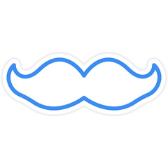 Moustache Icon Style