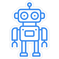 Robot Icon Style