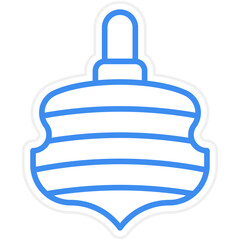 Toy Top Icon Style