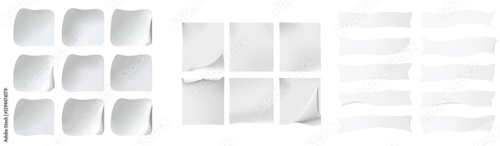 Poster minimalist mockup collection featuring unique textures and patterns in isolated design compositions