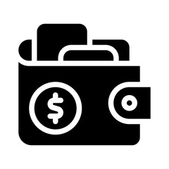 wallet glyph icon