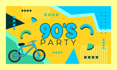 geometric pop classic colorful background 