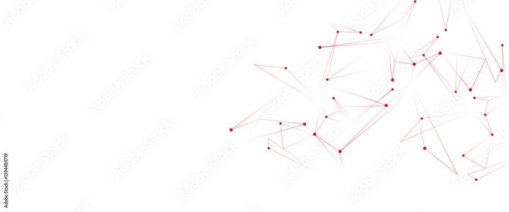 Poster Vector digital technology futuristic internet network speed connection red background.
