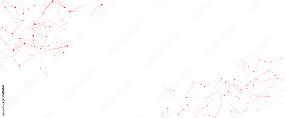 Poster Vector digital technology futuristic internet network speed connection red background.