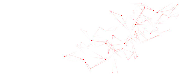 Vector digital technology futuristic internet network speed connection red background.