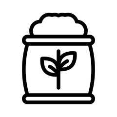compost line icon