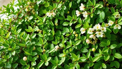 Naklejka premium Springtime Fresh Greenery: A Burst of Life and New Beginnings