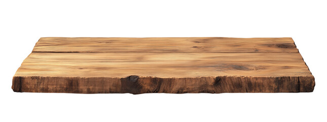 Naklejka premium wooden board, isolated on white