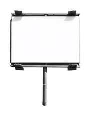 Obraz premium Isolated minimalist mockups featuring a blank billboard in a simple, clean setting for advertising creative concepts