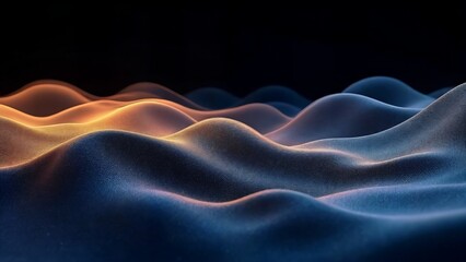 Fototapeta premium abstract ai-powered background generator metalic wave 