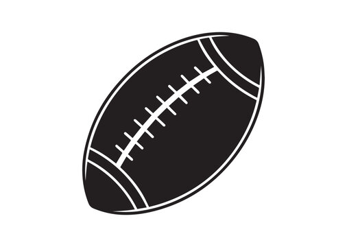 recommend clip art: American Football Ball Vector, Football Icon, Football Ball silhouette illustration