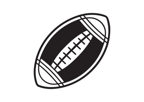 recommend clip art: American Football Ball Vector, Football Icon, Football Ball silhouette illustration