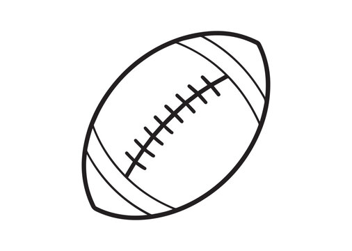recommend clip art: American Football Ball Vector, Football Icon, Football Ball silhouette illustration