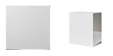 Isolated minimalist mockups showcasing simple geometric shapes against a clean background