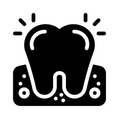 gums glyph icon