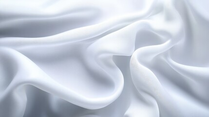 Obraz premium White draped fabric