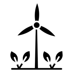 Obraz premium Green Energy Icon
