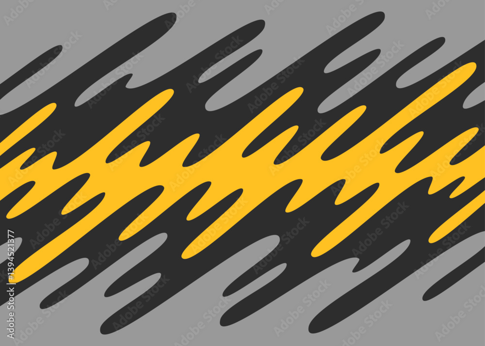 Poster abstract background with simple wavy line pattern