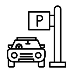 Parking reservation Icon