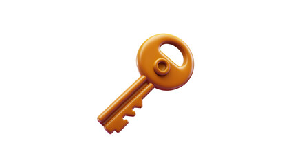 A golden key with unlocking power, great for access or achievement-related designs.