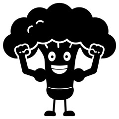 Cartoon Devilish Chili Pepper Grinning Slyly on White Background – Spicy Vector Illustration

