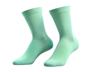 Turquoise Patterned Athletic Socks, Sock Mockup, Sock isolated, Sock transparent background, 3D Sock Png, Sock Png