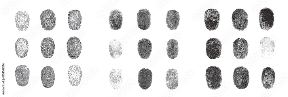 Leinwandbilder Unique collection of minimalist isolated mockups showcasing various textured patterns and shades