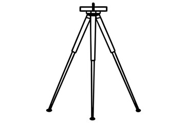 tripod isolated on white background