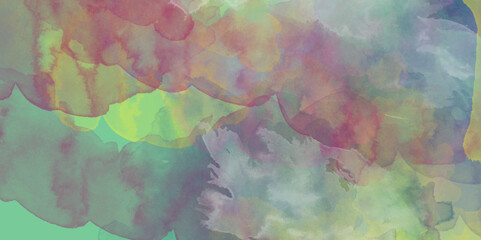 Abstract pastel colors watercolor background. Textured abstract bright watercolor stains background. Abstract artistic background print decorative art design wallpaper painting. 