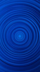 Obraz premium Abstract Blue Concentric Circles Ripple Effect Background