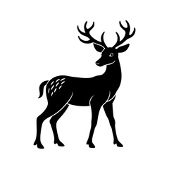 Deer Silhouette vector illustration