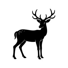 Deer Silhouette vector illustration