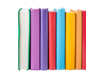 Naklejka premium stack of colorful books