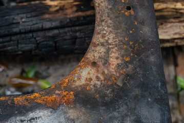 Photo of metal texture pattern