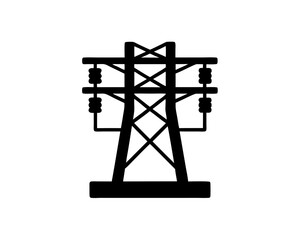 creative details transmission tower icon vector illustration