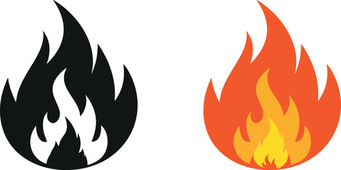 Fire Flame Vector Art Collection

