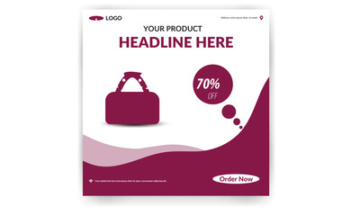 Editable Minimal Client Feedback Banner, Social Media Testimonial Post Template	