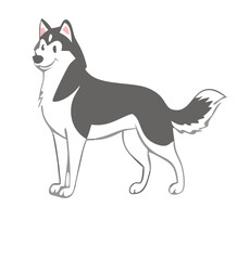 Pet Love Vector Set – Dog and Cat Silhouettes with Heart, Tree, and Nature Elements for Animal Shelter, Veterinary, and Adoption Themes.