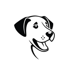 Pet Love Vector Set – Dog and Cat Silhouettes with Heart, Tree, and Nature Elements for Animal Shelter, Veterinary, and Adoption Themes.