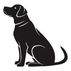 Pet Love Vector Set – Dog and Cat Silhouettes with Heart, Tree, and Nature Elements for Animal Shelter, Veterinary, and Adoption Themes.