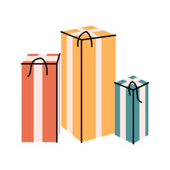 colorful gift boxes